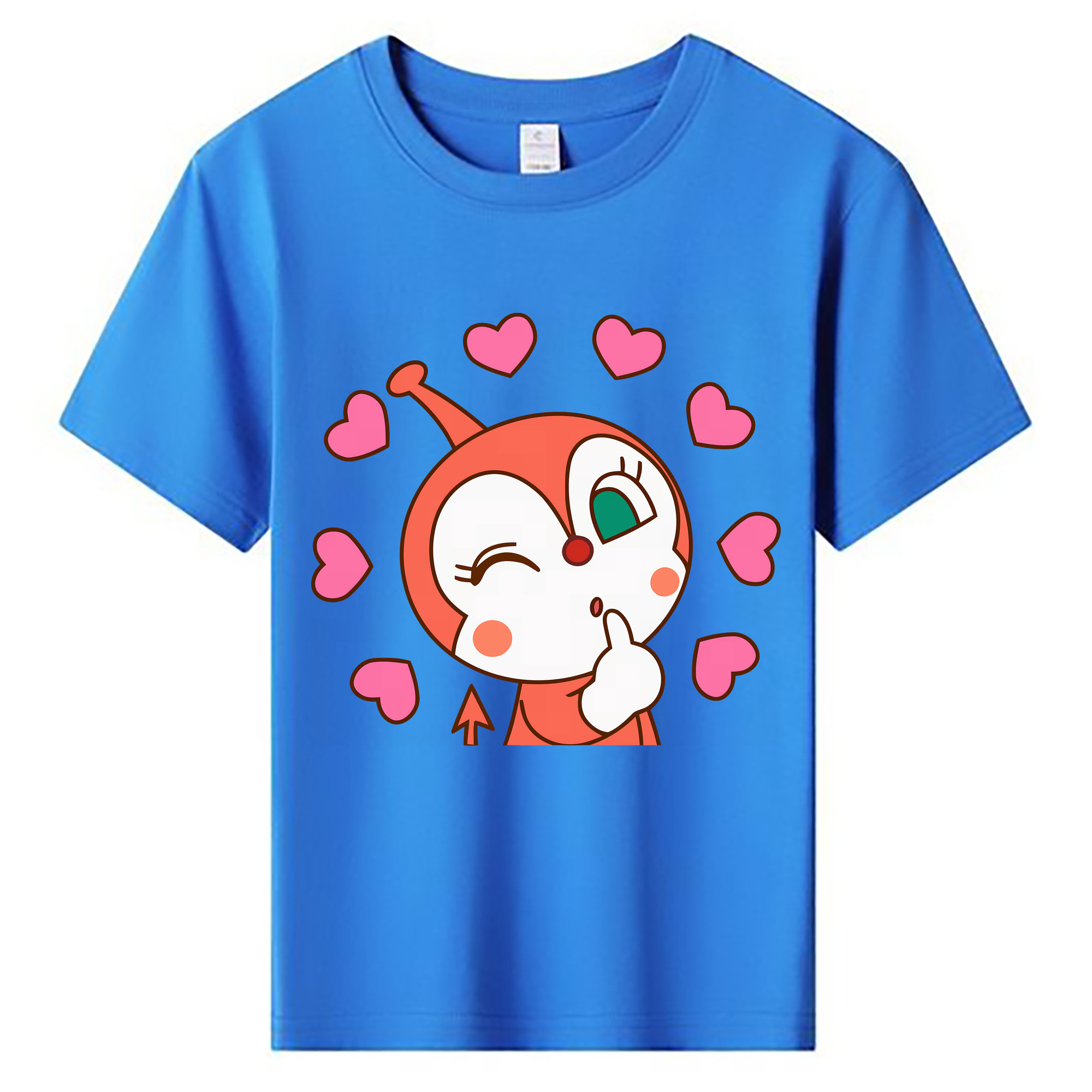（画像用） アンパンマン Anpanman 綿100％キッズTシャツ（フロントプリント）